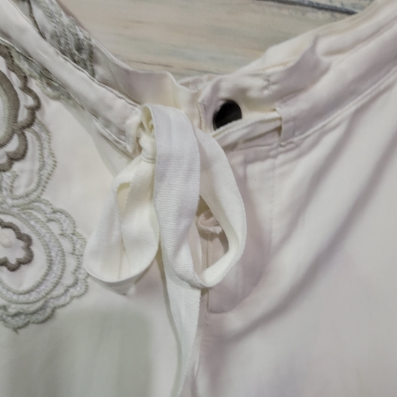 DA-NANG SILK CROPPED PANTS - Picture 5 of 10